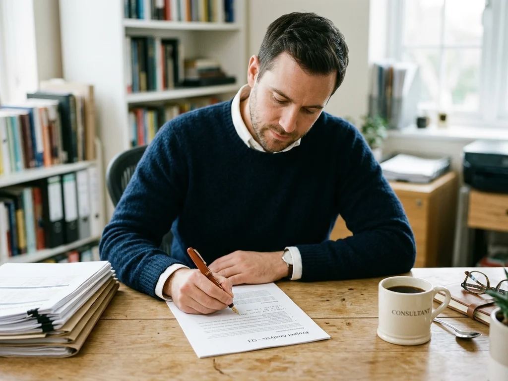 Portrait de Thomas, consultant SEO au Blanc-Mesnil, travaillant sur une stratégie de conversion.
